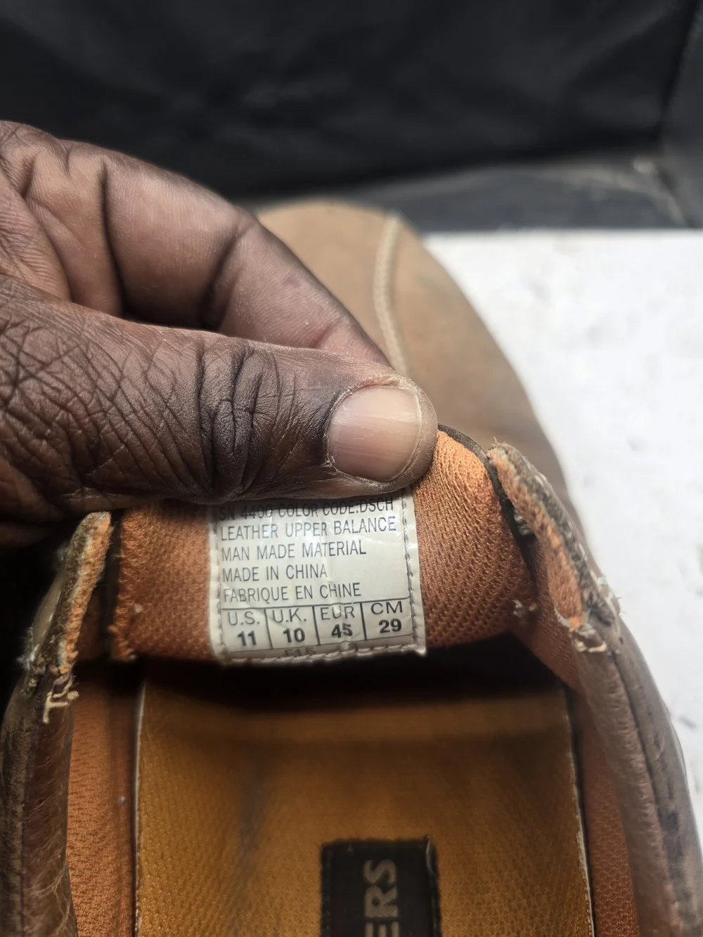 Skechers tan leather